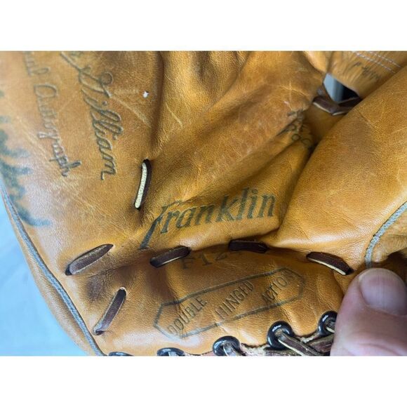 Franklin Junior Gilliam Person Autograph F125 Baseball Glove 9.15 LHT Very Rare! - Picture 3 of 8